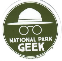 Department of Nature National Park Geek Round Logo - Sticker